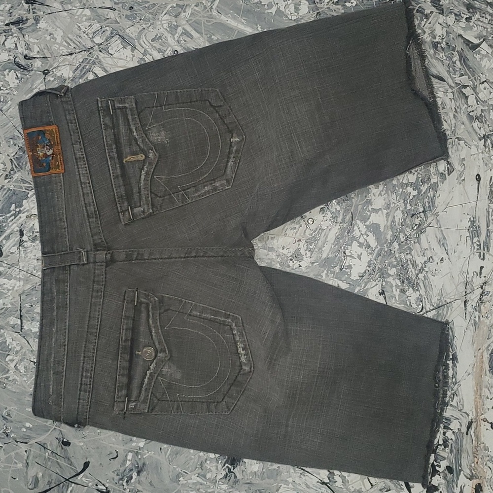 True Religion womens distressed denim shorts - Picture 10 of 16